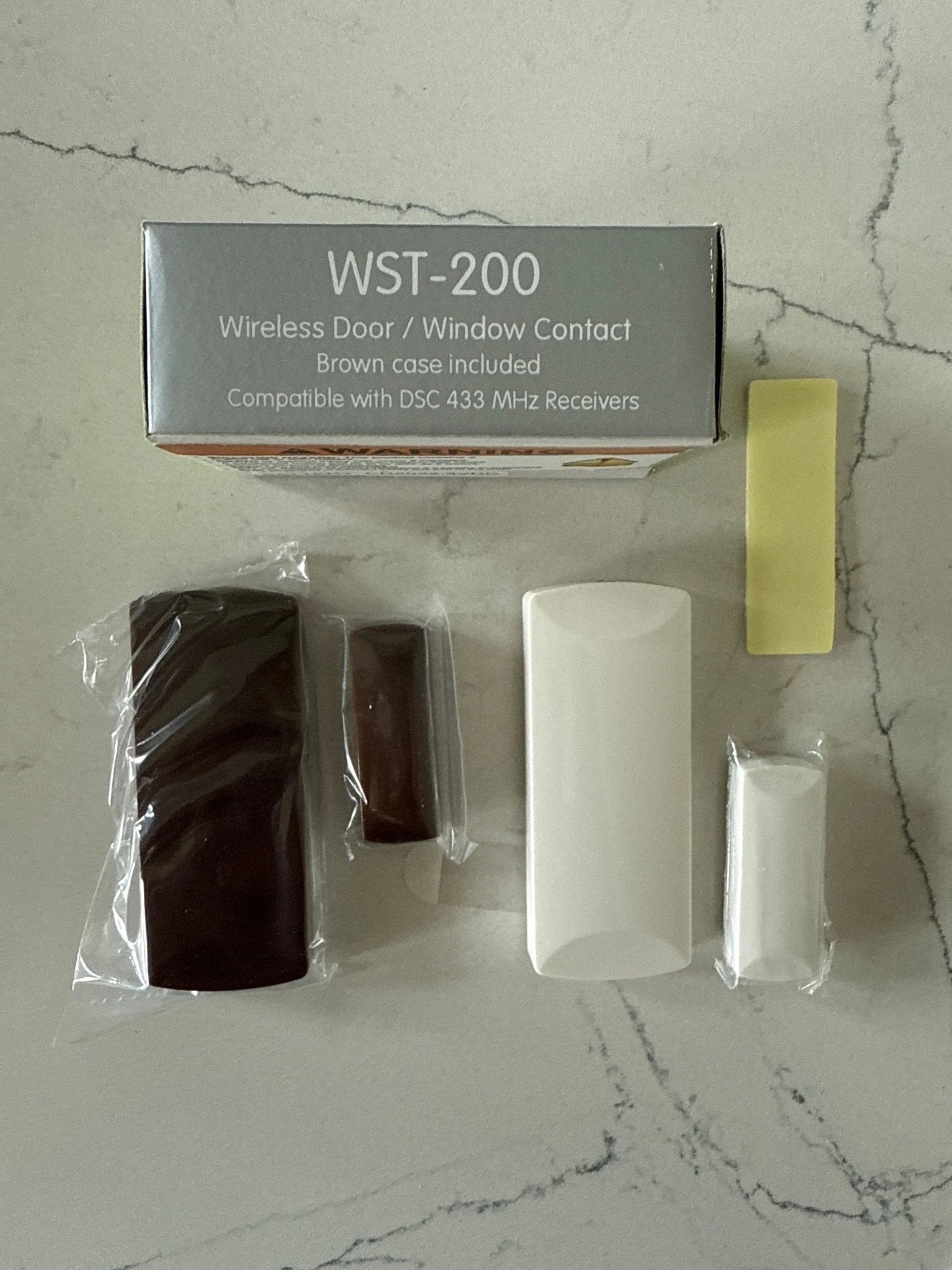 Wireless door and window sensor compatible with DSC PowerSeries alarm systems WS4945 replacement